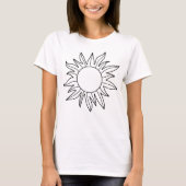ボホサンラインアート Tシャツ (正面)