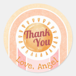 ボホサンレインボーガールズファースト誕生日 ラウンドシール