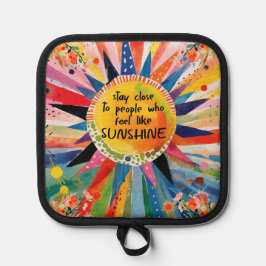 ボホサン感動的フレンドシップ 鍋敷き