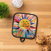 ボホサン感動的フレンドシップ 鍋敷き (トップダウン)