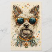 ボホシお洒落ックウェスティードッグCK7スクラップブック紙 (正面)