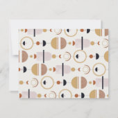 ボホシアルテラコッタパーソナライズされた文房具 ノートカード (裏面)