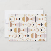 ボホシアルテラコッタ文パーソナライズされた房具 サンキューカード (裏面)