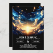 ボホシアルデジタル誕生日 招待状 (正面/裏面)