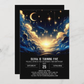 ボホシアルデジタル誕生日 招待状 (正面/裏面)