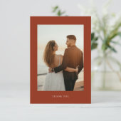 ボホシエナテラコッタ結婚フローラ サンキューカード (スタンド正面)