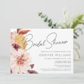 ボホシエレガントックフローラブライダルシャワーパーティー 招待状 (スタンド正面)