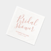 ボホシエレガントックブライダルシャワーパーティー 箔ナプキン (左)