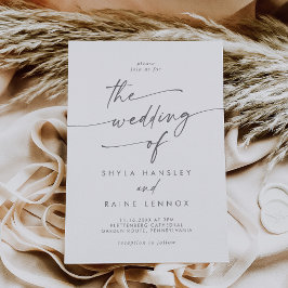 ボホシックなシルバーグレイ結婚ズ・オブ 招待状