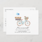 ボホシックな水の色を移動した 案内ポストカード (正面/裏面)