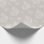 ボホシックな花のパターン美的 ラッピングペーパー (角)