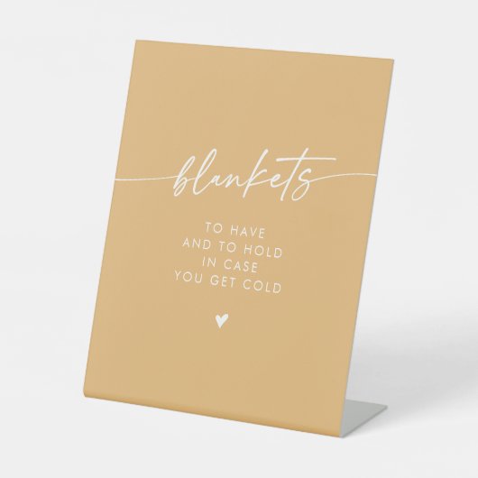 ボホシックイエローマモダンリゴルドブランケット結婚ズ 台座サイン (正面)