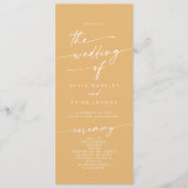 ボホシックイエローマリゴルド茶の長結婚さ プログラム (正面)