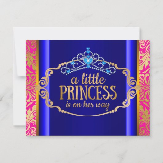 ボホシックインディアンプリンセスベビーシャワー 招待状 (正面)