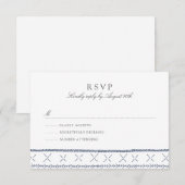 ボホシックウェディングRSVP 出欠カード (正面/裏面)