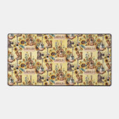 ボホシックウエスタンサンフラワーズ |ギター |ブート名 デスクマット (正面)