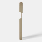 ボホシックウォーターカラーサンフラワーフェザー牛スカル iPhoneケース (右側面)