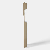 ボホシックウォーターカラーサンフラワーフェザー牛スカル iPhoneケース (左側面)