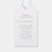 ボホシックウォーターカラーマクラメウォールぶら下がったズブティック ギフトタグ (裏面)