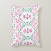 ボホシックエレガント万華鏡のように千変万化するパターンフローラルパターン アクセントクッション (正面(垂直))