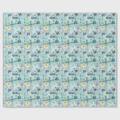 ボホシックカスタム紙ラッピングフローラモチーフ ラッピングペーパー (フラット)