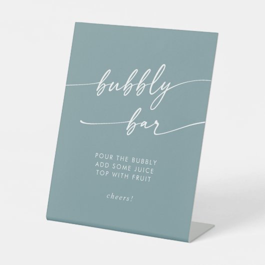 ボホシックシーフオムティール(緑がかった色)バブリーバー結婚ズ 台座サイン (正面)