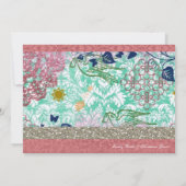 ボホシックジプシーラグバッグ結婚式招待状 招待状 (裏面)