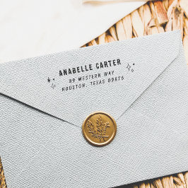 ボホシックスパークルスネーム&差出人住所 セルフインキングスタンプ