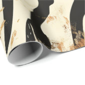 ボホシックタイガープリントデザイン ラッピングペーパー (ロールコーナー)