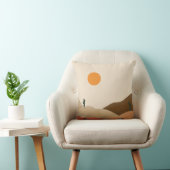 ボホシックテラコッタデザートカボスモノグラム クッション (椅子)