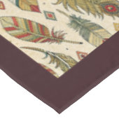 ボホシックテーブルクロスとトライバルアロー詳細 テーブルクロス (アングル)