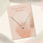 ボホシックデザイナージュエリーネックレスホルダーディスプレイ 名刺