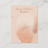 ボホシックデザイナージュエリーネックレスホルダーディスプレイ 名刺 (正面)