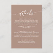 ボホシックニュートラルトープ結婚ズ詳細 エンクロージャーカード (正面)