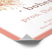 ボホシックピンクサン |レインボーボヘミアの定義 ポスター (角)