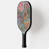 ボホシックフラワーガーデンウォーターカラー絵画ズ ピックルボールラケット (左)