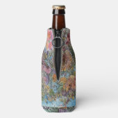 ボホシックフラワーガーデンウォーターカラー絵画ズ ボトルクーラー (ボトル裏面)