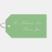 ボホシックフランスのなカントリーラベンダーヴィンテージ ギフトタグ (裏面横)