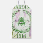 ボホシックフランスのなカントリーラベンダーヴィンテージ ギフトタグ (正面)