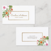 ボホシックフローライベントプランナー名刺 名刺 (正面/裏面)