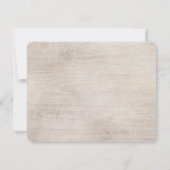 ボホシックフローラウェディングRSVPカード 出欠カード (裏面)