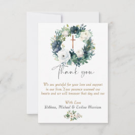 ボホシックフローラガールズバプテスマ サンキューカード