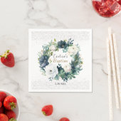 ボホシックフローラガールズバプテスマ スタンダードカクテルナプキン (インサイチュ)