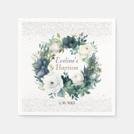 ボホシックフローラガールズバプテスマ スタンダードカクテルナプキン