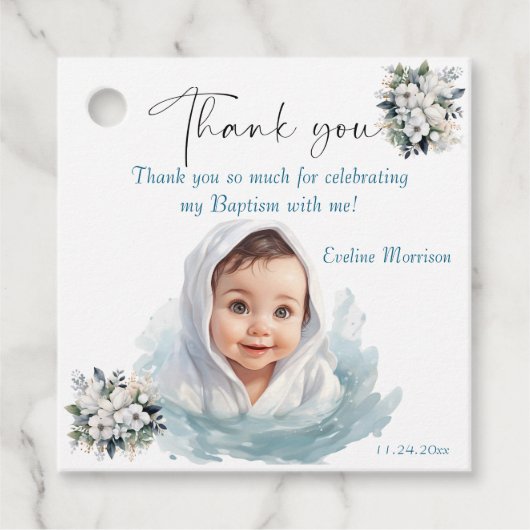 ボホシックフローラガールズバプテスマ フェイバータグ (正面)