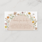 ボホシックフローラブックスフォーベビー エンクロージャーカード (正面)