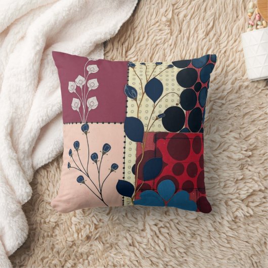 ボホシックフローラ装飾用クッション クッション (ブランケット)