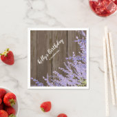 ボホシックフローラ，ラベンダー，カクテル紙ナプキンス スタンダードカクテルナプキン (インサイチュ)