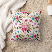 ボホシックフローラ |両面ピロー クッション (ブランケット)