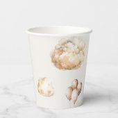 ボホシックベアーエアバルーンベビーシャワー紙カップ 紙コップ (裏面)